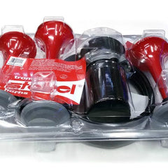 3 Pipe The Godfather Stebel Air Pressure Musical & Plain Sound Horn For Bikes & Cars (Made In Italy)