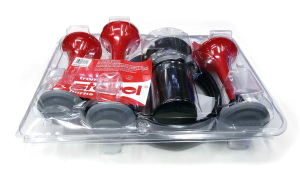 3 Pipe The Godfather Stebel Air Pressure Musical & Plain Sound Horn For Bikes & Cars (Made In Italy)