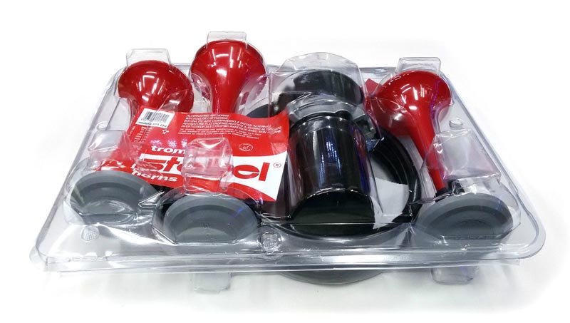 3 Pipe The Godfather Stebel Air Pressure Musical & Plain Sound Horn For Bikes & Cars (Made In Italy)