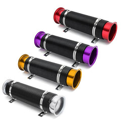 3'' Universal Car Cold Air Intake Feed Flexible Duct Pipe Inlet Hose Tube Duct (Assorted Color)
