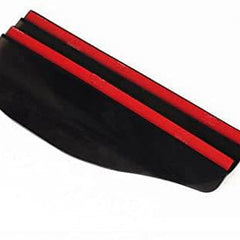Black Tinted Car Side Mirror Rain Guard Visor (Set Of 2pcs Without Outer Packaging)