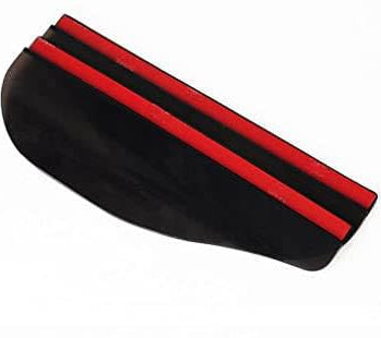 Black Tinted Car Side Mirror Rain Guard Visor (Set Of 2pcs Without Outer Packaging)