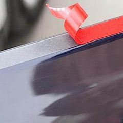 Black Tinted Car Side Mirror Rain Guard Visor (Set Of 2pcs Without Outer Packaging)