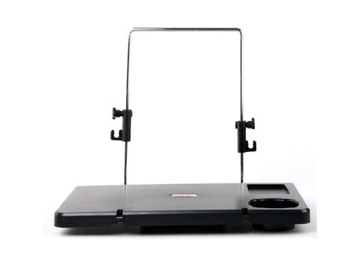 Car Multi Tray Laptop Table Cup Holder Work Desk (Black)