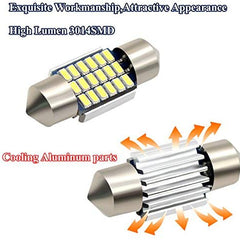 1pc 31mm 18 LED SMD Festoon White C5W Bulb Car 3030 Interior 6428 DE3021