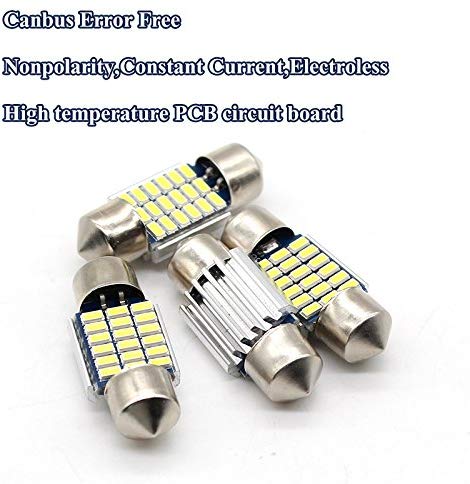 1pc 31mm 18 LED SMD Festoon White C5W Bulb Car 3030 Interior 6428 DE3021