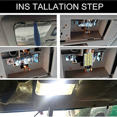 1pc 31mm 18 LED SMD Festoon White C5W Bulb Car 3030 Interior 6428 DE3021