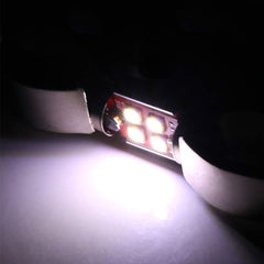1pc 31mm Festoon White LED SMD C5W Bulb Car 4-3030 Interior 6428 DE3021