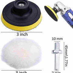 31pcs Buffing Pads Polishing Mop Car Wheel Buffer Polisher Kit Drill Attachment