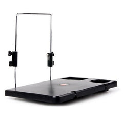 Car Multi Tray Laptop Table Cup Holder Work Desk (Black)