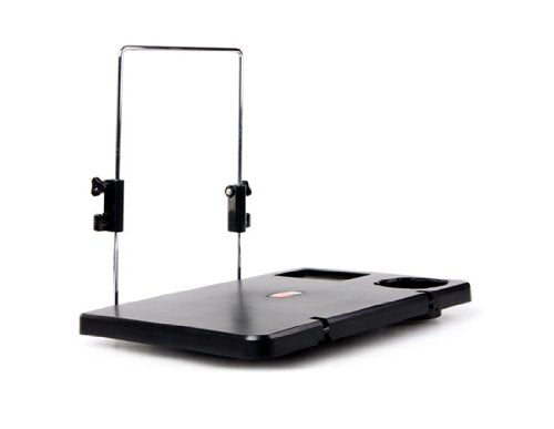 Car Multi Tray Laptop Table Cup Holder Work Desk (Black)