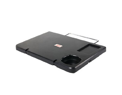 Car Multi Tray Laptop Table Cup Holder Work Desk (Black)