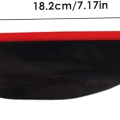 Black Tinted Car Side Mirror Rain Guard Visor (Set Of 2pcs Without Outer Packaging)