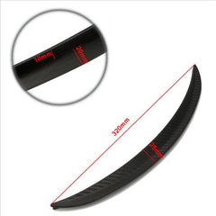 2PCS 32 CM CARBON FIBER FENDER FLARES WHEEL LIP BODY KIT FOR UNIVERSAL CAR AUTO