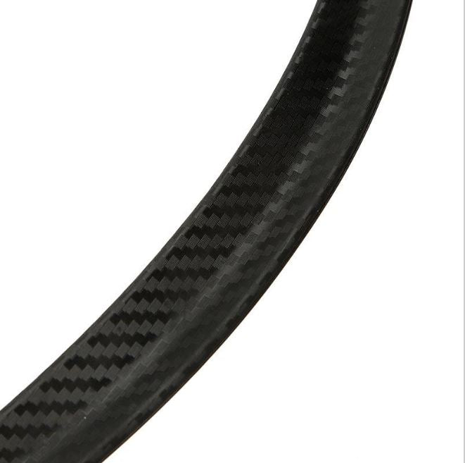 2pcs 24cm CARBON FIBER FENDER FLARES WHEEL LIP BODY KIT FOR UNIVERSAL CAR AUTO
