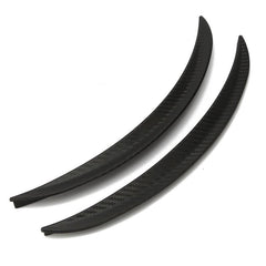 2PCS 32 CM CARBON FIBER FENDER FLARES WHEEL LIP BODY KIT FOR UNIVERSAL CAR AUTO