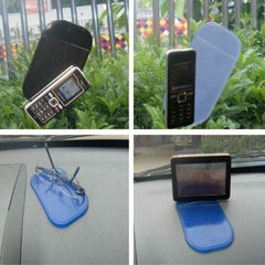 Car Anti/Non-Slip Glass Auto Dashboard Sticky Mat Pad (Blue)