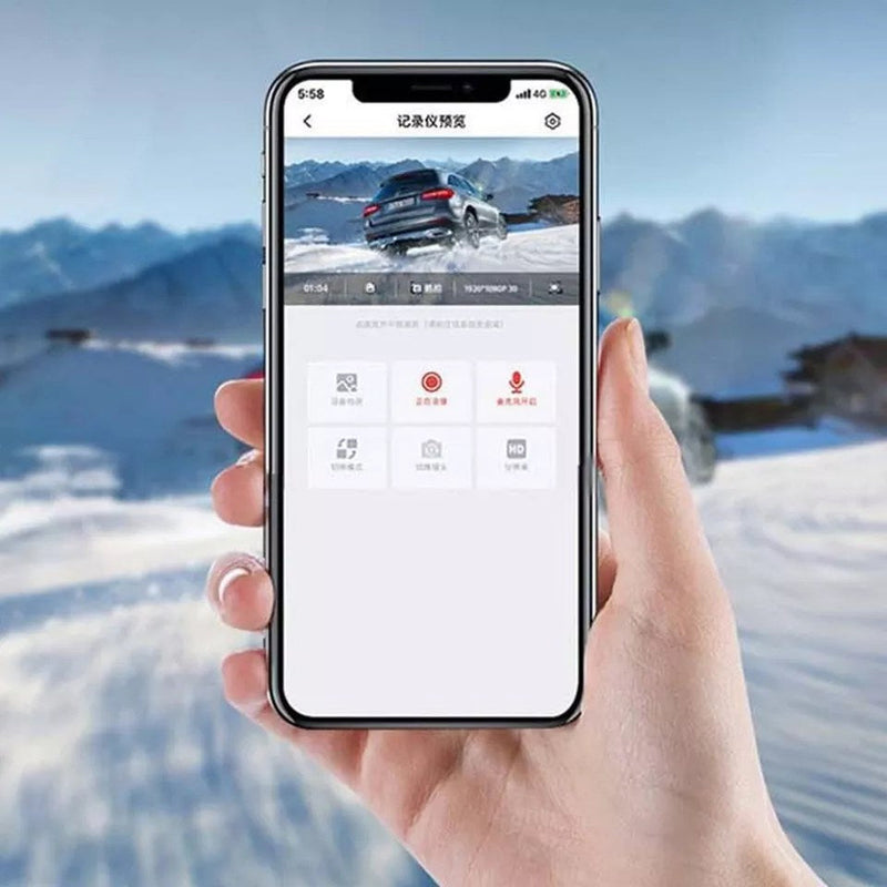 360 Degree Car Camera Driving Recorder 24H Video Dash Cam Car Accessory