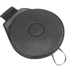 Black 360 Rotating Seat Cushion, Portable Memory Foam Auto Swivel Anti-Slip Seat Disc Fit Car Vehicle Sport Seat Space, Easy Movement to Enter/Exit