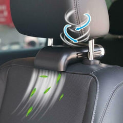 Mini USB Car Seat Back Fan Portable Vehicle 3-Speed Cooling Cooler Headrest Fan