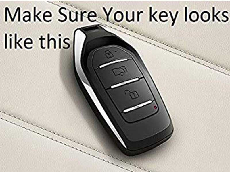 3 Button Silicone Key Cover for Mahindra XUV 500 (PUSH BUTTON START)