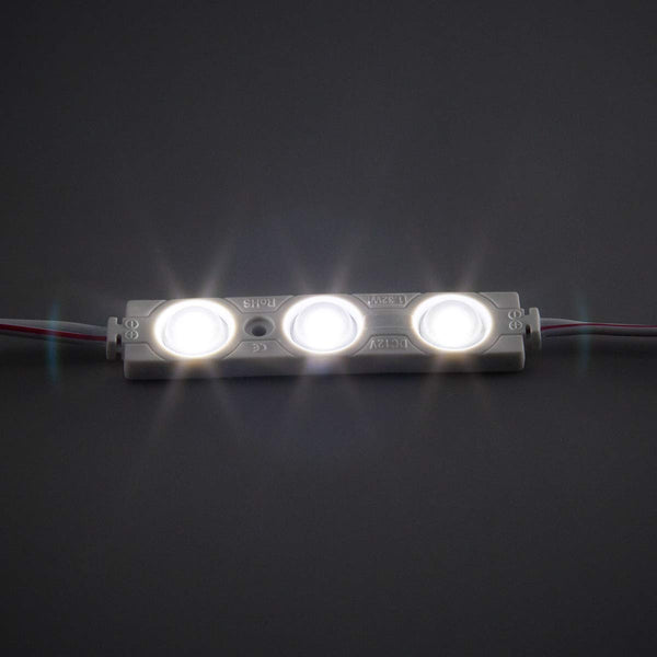 10pcs 3 LED SMD Blue Round Light Module Light Strip DC 12V