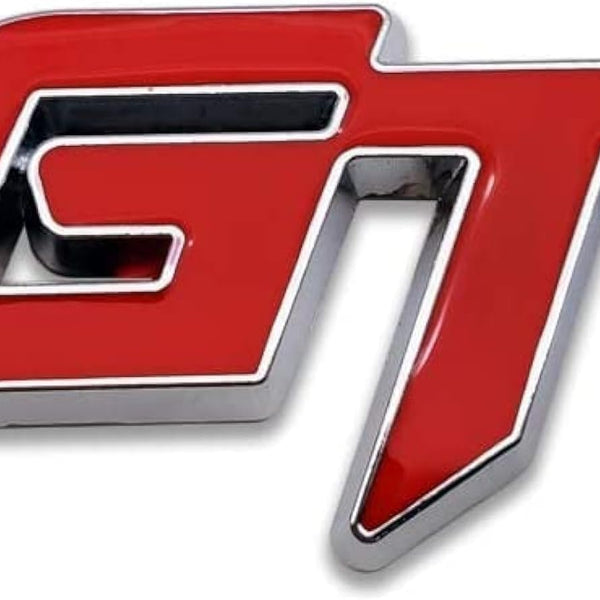 3D Metal New GT Emblem Badge For Grand Tourer Premium Car Fender Trunk Lid Sport/Racing Nameplate Sticker Decoration