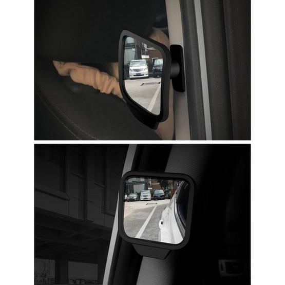 3R-2130 Car Interior Adjustable Wide Angle Rear View Blind Spot Mirror