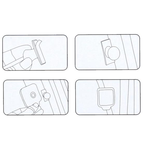 3R-2130 Car Interior Adjustable Wide Angle Rear View Blind Spot Mirror