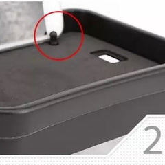 3r-2132 Car Multifunctional Table Tray With Cup Holder Back Seat Table & Glass Can Holder