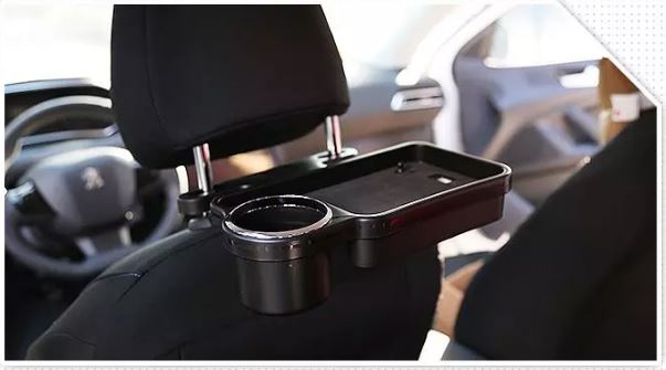 3r-2132 Car Multifunctional Table Tray With Cup Holder Back Seat Table & Glass Can Holder
