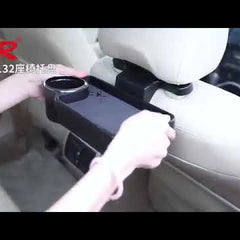 3r-2132 Car Multifunctional Table Tray With Cup Holder Back Seat Table & Glass Can Holder