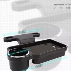 3r-2132 Car Multifunctional Table Tray With Cup Holder Back Seat Table & Glass Can Holder