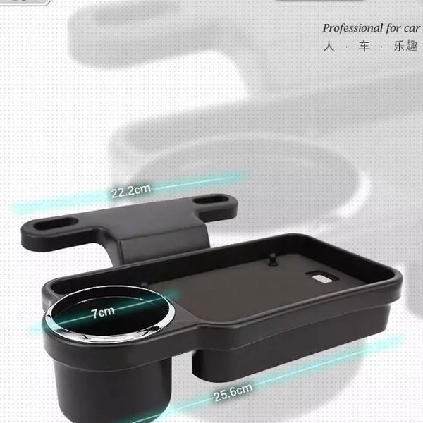 3r-2132 Car Multifunctional Table Tray With Cup Holder Back Seat Table & Glass Can Holder