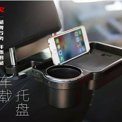3r-2132 Car Multifunctional Table Tray With Cup Holder Back Seat Table & Glass Can Holder