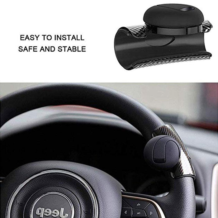 3R-2151 BLUE 360 Rotation Car Steering Wheels Spinner Knob Power Save Easy Turn Ball Booster