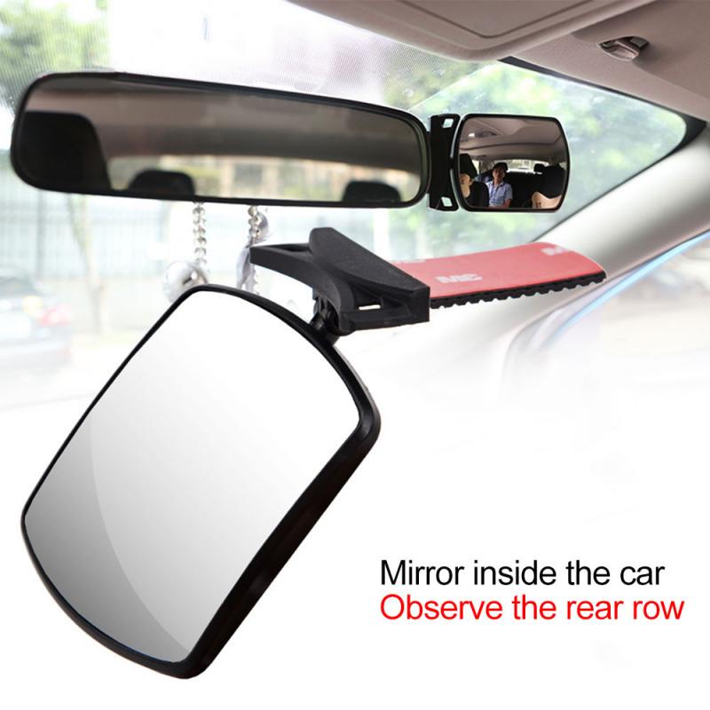 3R2129 Car Baby Rearview Mirror Interior Blind Spot For Baby Child Observation Mounted Baby Mirror Auxiliary Wide-angle Curved Mirror