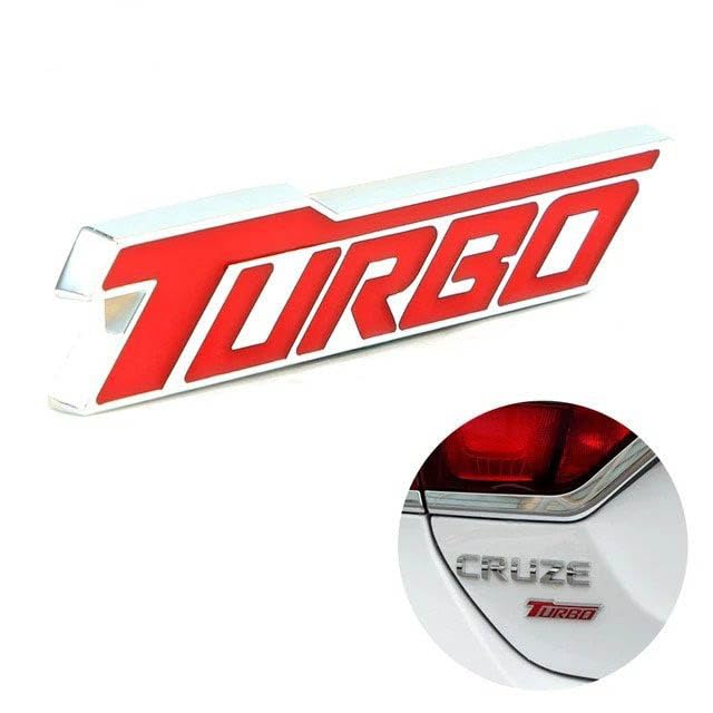 Car 3D One TURBO Logo Aluminium Alloy Metal Emblem Badge Sticker Decal