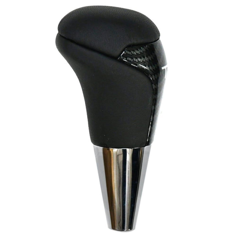 Carbon Fiber Car Gear Knob Manual Automatic Universal Auto Push Down Stick Shift Waterproof Shifter Lever