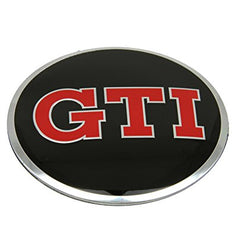 4pcs GTI Car Wheel Center Hub Cap Caps Badge Sticker Decal 60mm