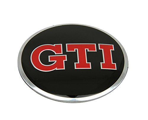 4pcs GTI Car Wheel Center Hub Cap Caps Badge Sticker Decal 60mm