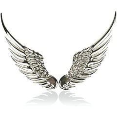 1 Pair 3D Angel Sticker Car Sticker Metal Style Decorative Car Stickers Car Styling Accessory