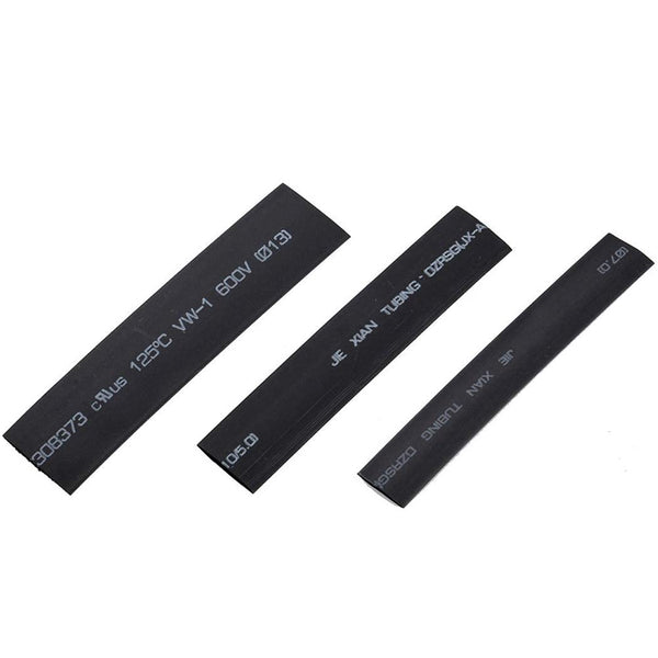 127 pcs Heat Shrink Polyolefin Tubing 2:1 Electrical Wire Connection Sleeve Cable Insulation Tube Kit (7 Sizes)