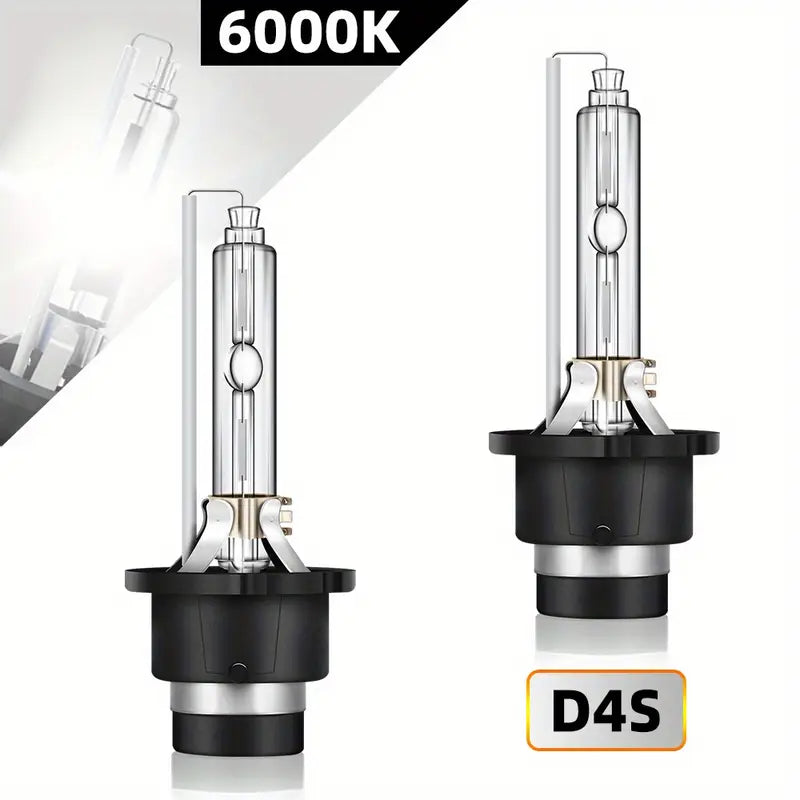 2pcs D4S HID Bulbs 35W 6000K Diamond White Xenon HID Headlight Bulb