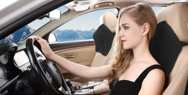 1 Pc Memory Foam Car Neck Pillow – Ergonomic Headrest Support