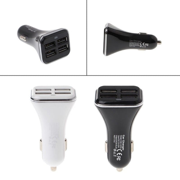 AUTO-ID 2.1A High Quality 4 USB Port Car Charger