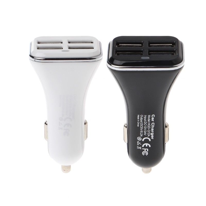 AUTO-ID 2.1A High Quality 4 USB Port Car Charger