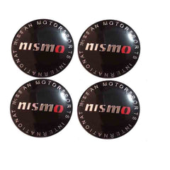 4PC 60mm Nismo Car Wheel Center Centre Hub Cap Emblem Stickers