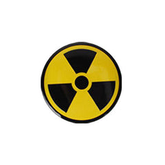 4pcs Biohazard Sign Car Wheel Center Hub Cap Caps Badge Sticker Decal 60mm