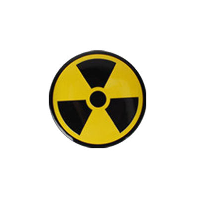 4pcs Biohazard Sign Car Wheel Center Hub Cap Caps Badge Sticker Decal 60mm